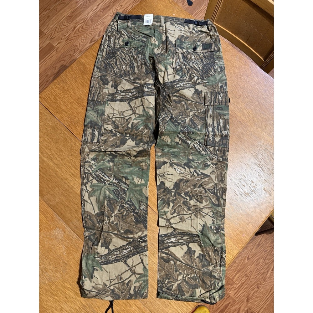 Liberty Rugged Outdoor Gear Realtree Camo Pants L 36-38 USA Made NWT Ripstop VTG - Picture 12 of 15